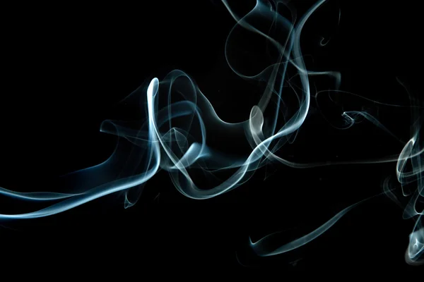 Fumée grise abstraite isolé — Photo