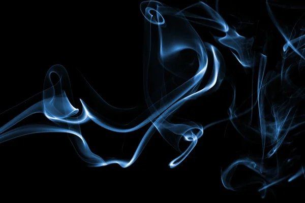 分離した抽象的な青い煙 — ストック写真