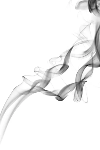 Astratto grigio fumo isolato — Foto Stock