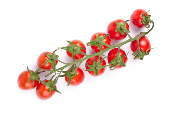 Dojrzałe pomidory na białym tle — Zdjęcie stockowe