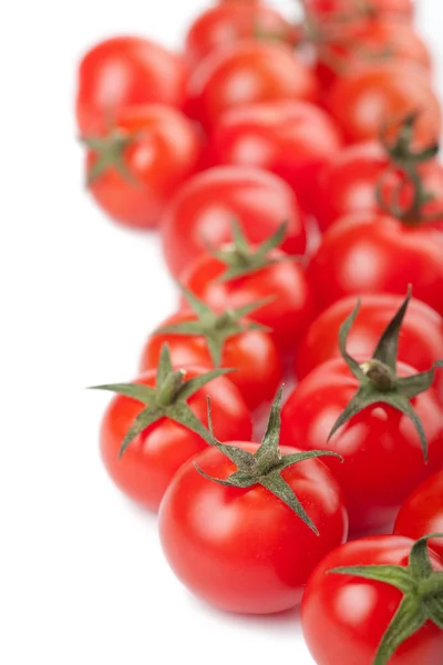 Olgun domates arka izole — Stok fotoğraf