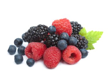 Fresh berries isolated clipart