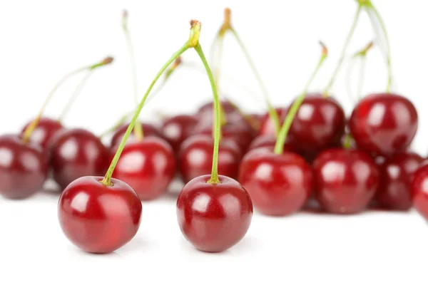 Ripe cherries isolated — Stock Photo, Image