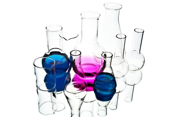 Elszigetelt kémiai laboratóriumi felszerelés — Stock Fotó