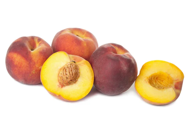 stock image Fresh peaches isolated