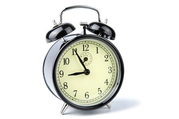 Alarm clock isolated over white Stock Image
