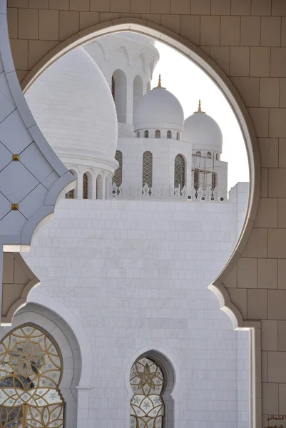 Mesquita Sheikh Zayed em Abu Dhabi Fotos De Bancos De Imagens