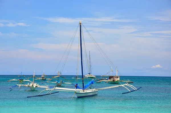 Barca a vela tradizionale filippina — Foto Stock