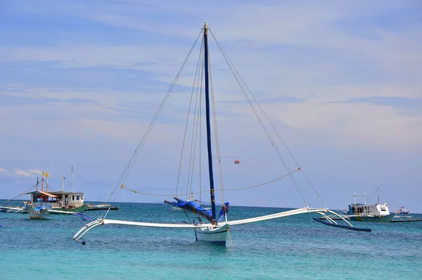 Traditionelles philippinisches Segelboot — Stockfoto
