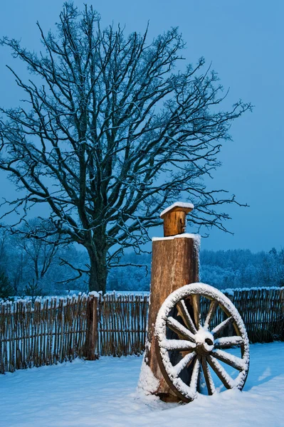 Schöne Winterlandschaft — Stockfoto