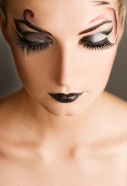 Maquillaje Moda Creativa — Foto de Stock