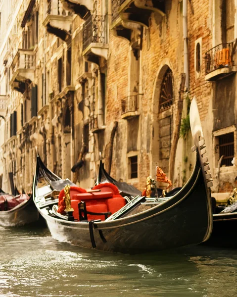 Tradiční Benátky gondolou — Stock fotografie