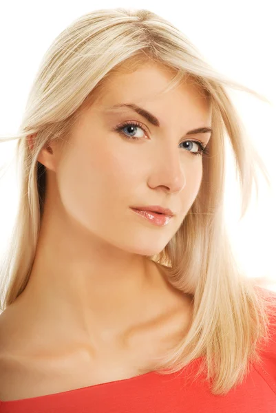 Sexy giovane donna close-up ritratto — Foto Stock