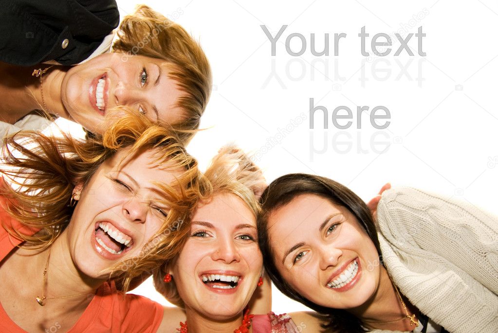 Group Of Happy Friends Stock Photo By ©nejron 4790843