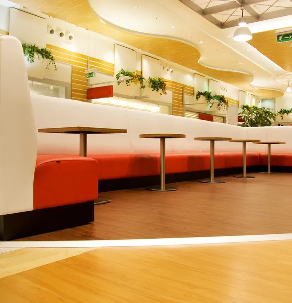 Restaurant Interior Shopping Mall — Stock Photo, Image