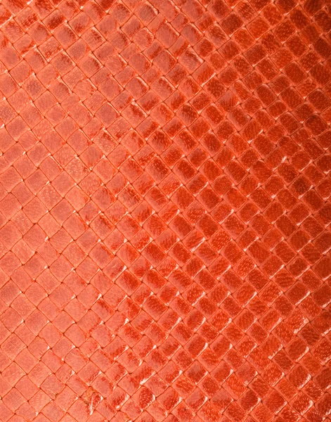 Textura Couro Vermelho — Fotografia de Stock