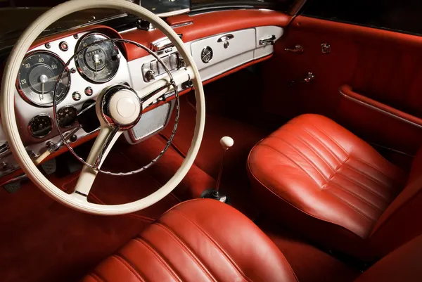 Interior del coche de lujo — Foto de Stock