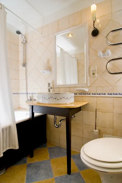 Hotel Bathroom Interior — Stock Photo, Image