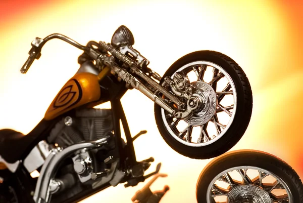 Мотоцикл Абстрактному Тлі — стокове фото