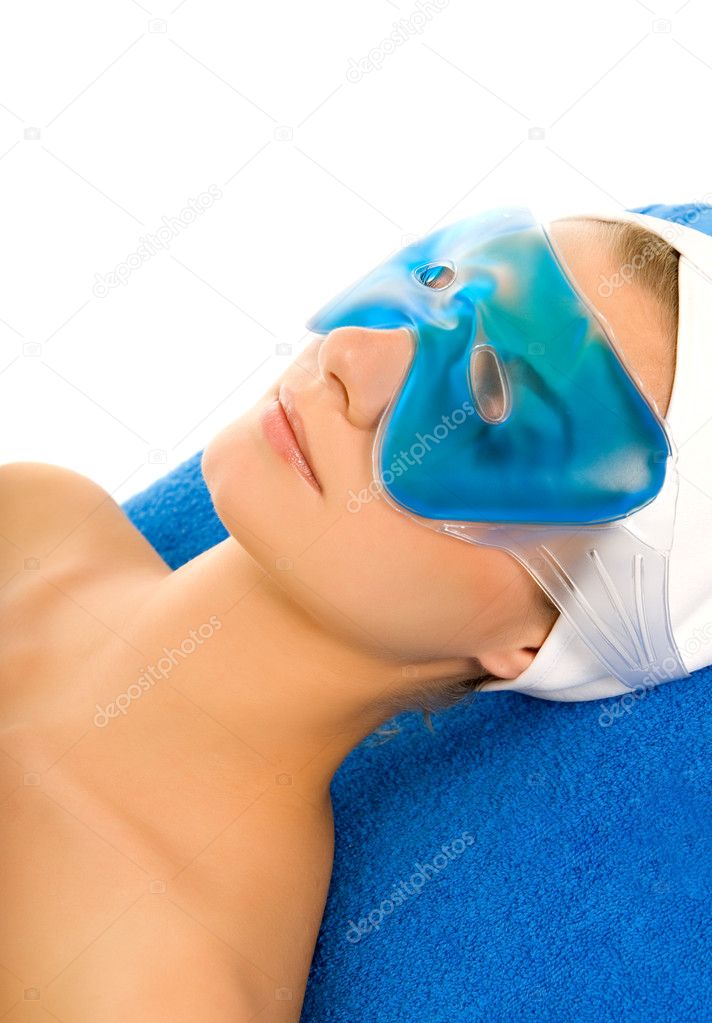 ögonmask med gel