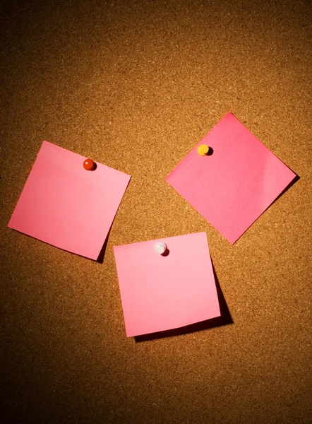 Порожні Рожеві Папери Дошці — стокове фото