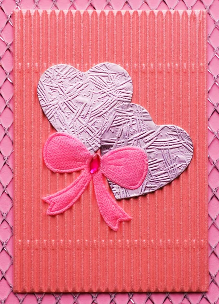 手作りバレンタイン カード — ストック写真