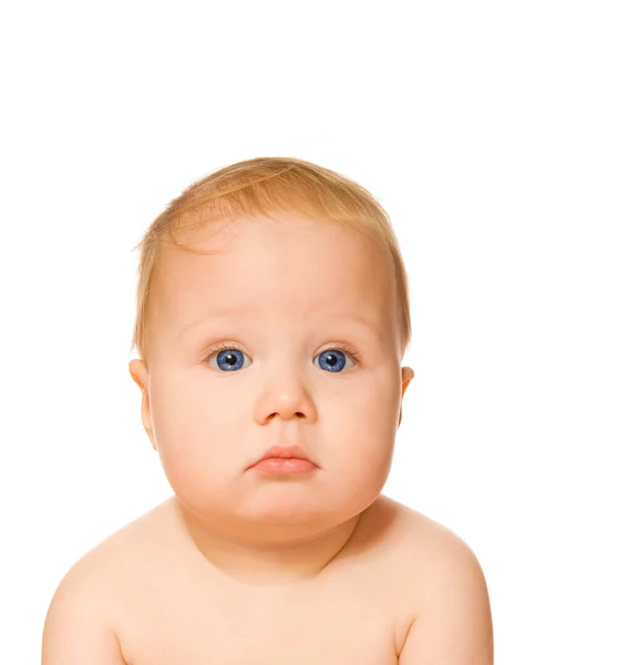 Beyaz Arka Plan Üzerinde Izole Bebek — Stok fotoğraf