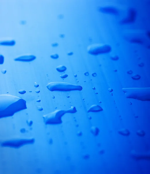 Wasser Tropft Abstrakten Hintergrund Flache Dof — Stockfoto
