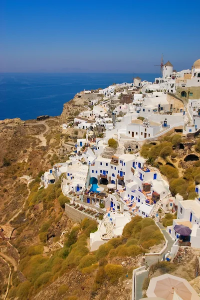 Krásná krajina pohled (santorini island, Řecko) — Stock fotografie