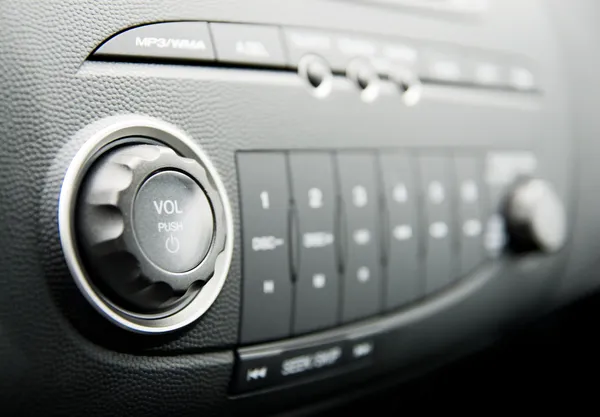Moderne Auto Audiosysteem — Stockfoto