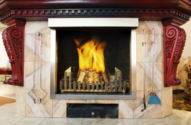 Fireplace clipart