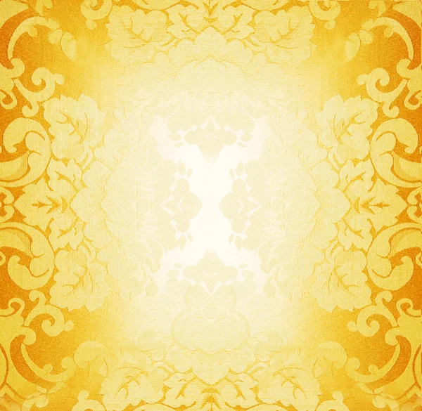Golden fabric pattern — Stock Photo, Image