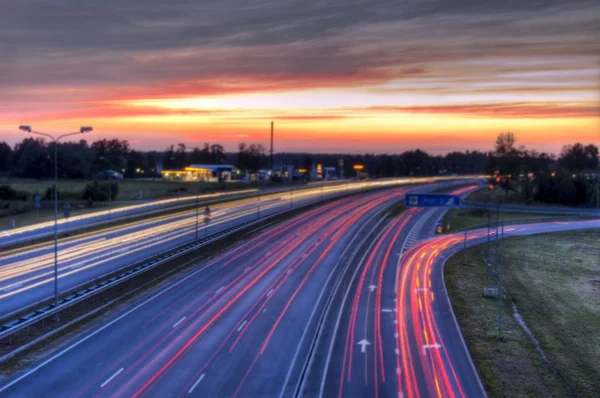 Motorväg — Stockfoto