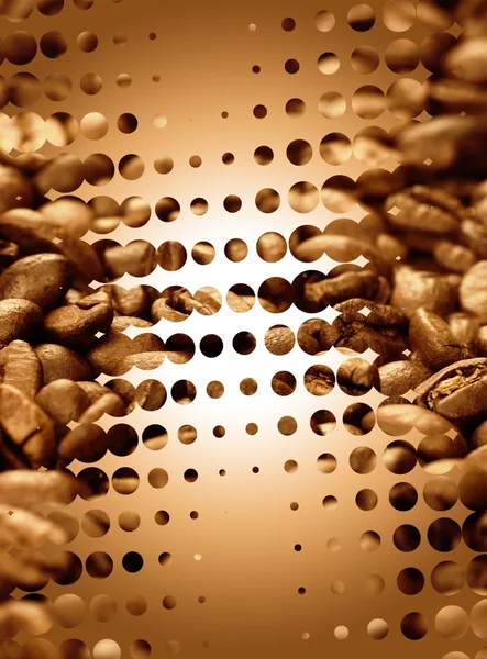 抽象咖啡背景 — 图库照片