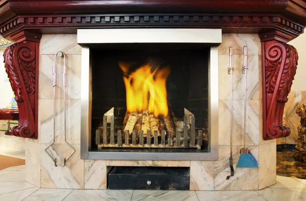 stock image Fireplace