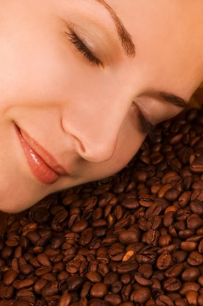 Geur van een kopje koffie — Stockfoto
