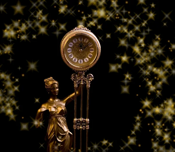 Luxusní starožitné hodiny — Stock fotografie