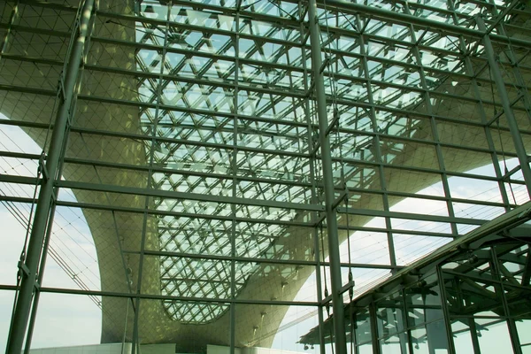 Roof of the terminal of the airport — Stock Photo, Image