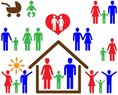 Family 2 clipart