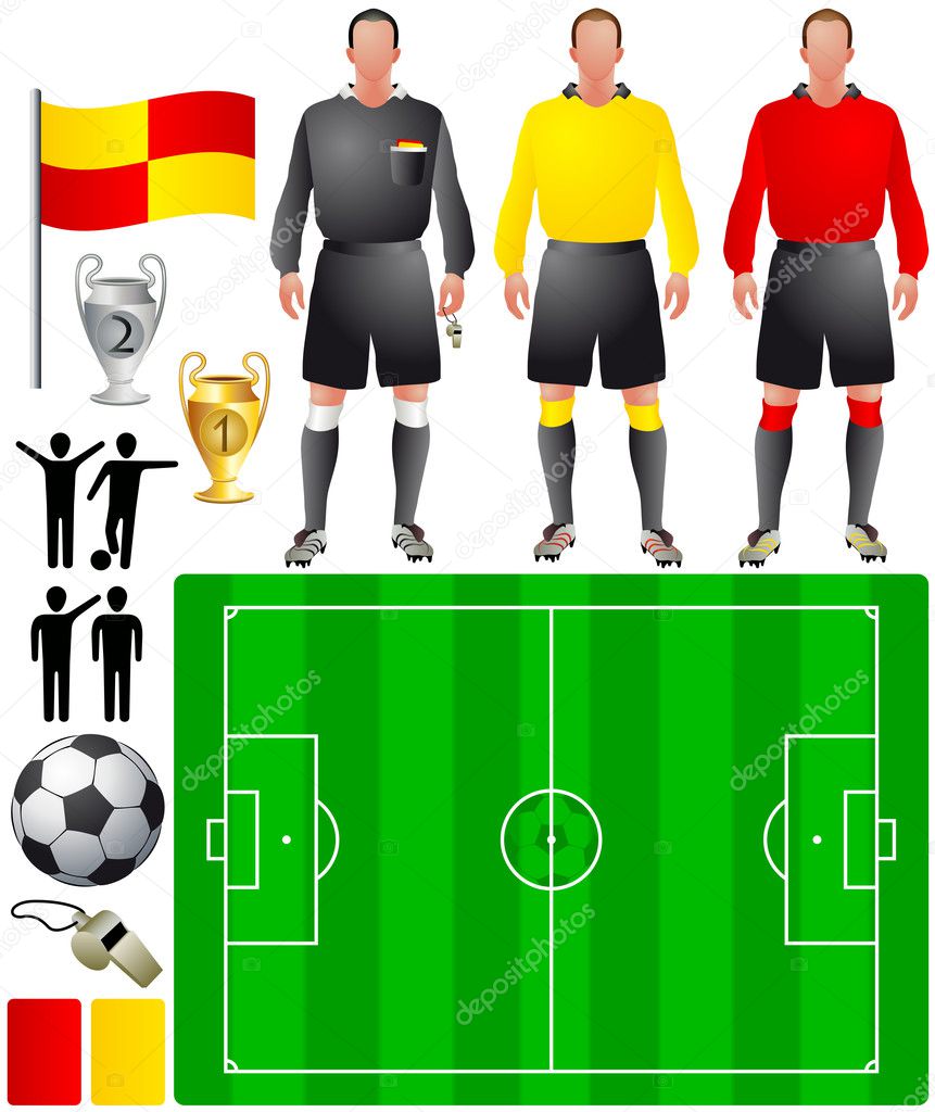 Set of icons for European football