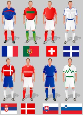 Soccer world cup, basket 4 clipart