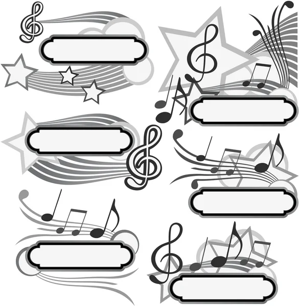 Music title — Stock Vector