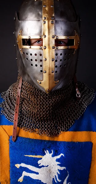 Portrait of knight — Stock Photo, Image