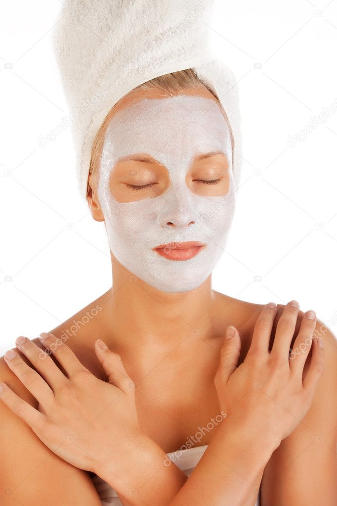 Girl taking spa procedure Stock Photo by ©fxquadro 2813548