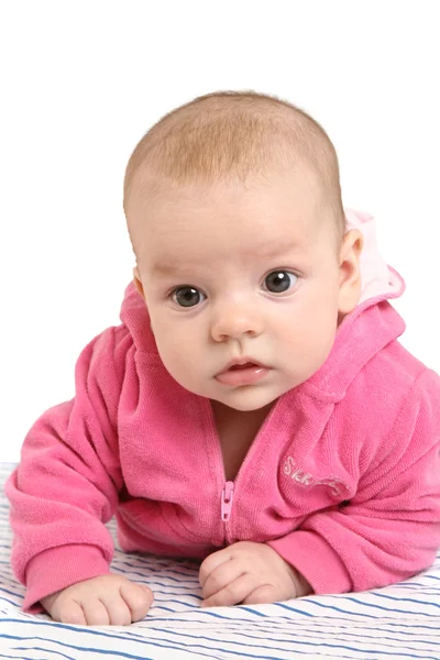 Close-up retrato de bebê adorável — Fotografia de Stock
