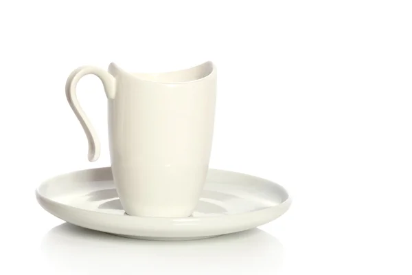 Modern teacup on white background — Stock Photo, Image