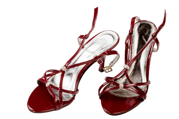 Scarpe rosse femminili — Foto Stock