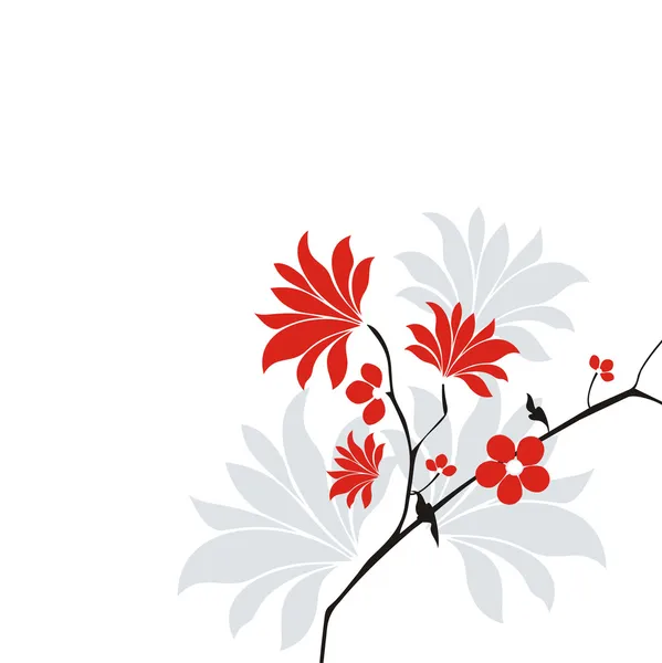 Hintergrund mit Blume — Stockvektor