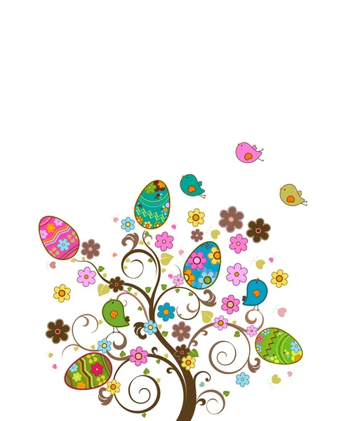 Arbre de Pâques — Image vectorielle