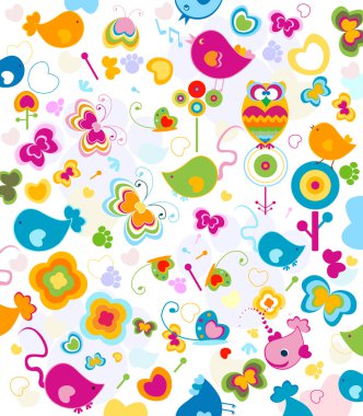 Animals pattern clipart